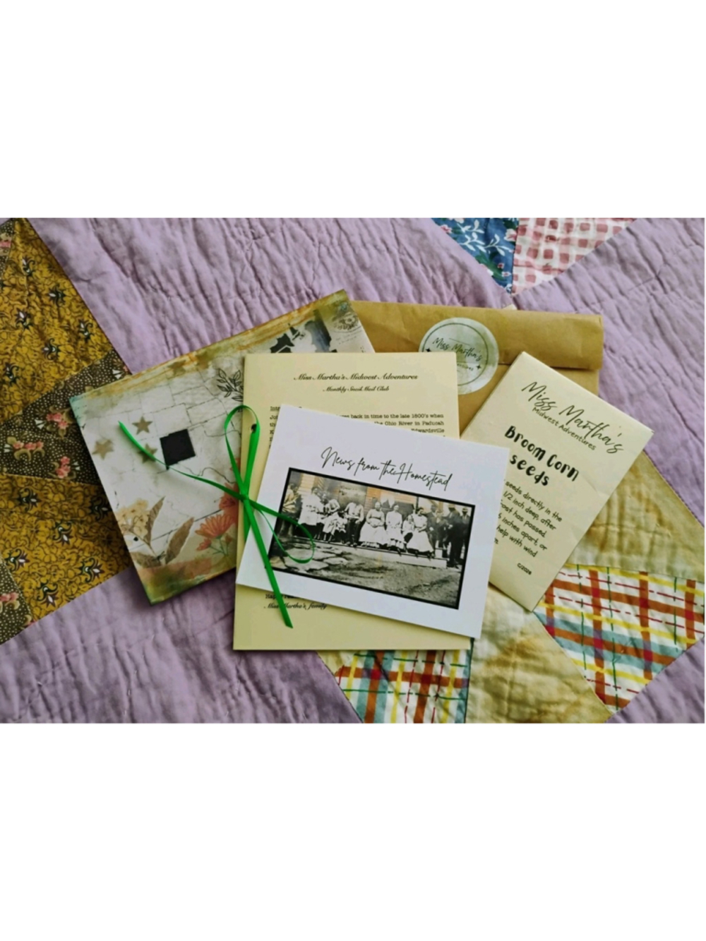 Snail Mail Club Membership Monthly *GIFTS* Pioneer Journey Miss Martha Illinois